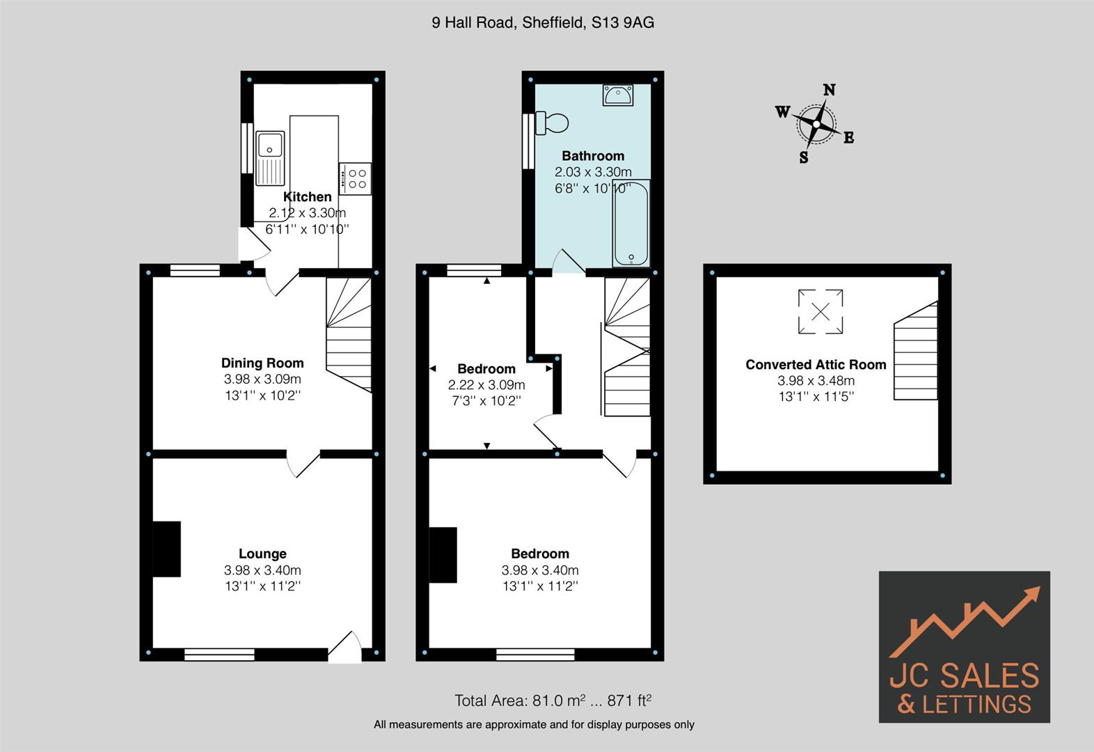Hall Road, Handsworth, Sheffield Floorplan